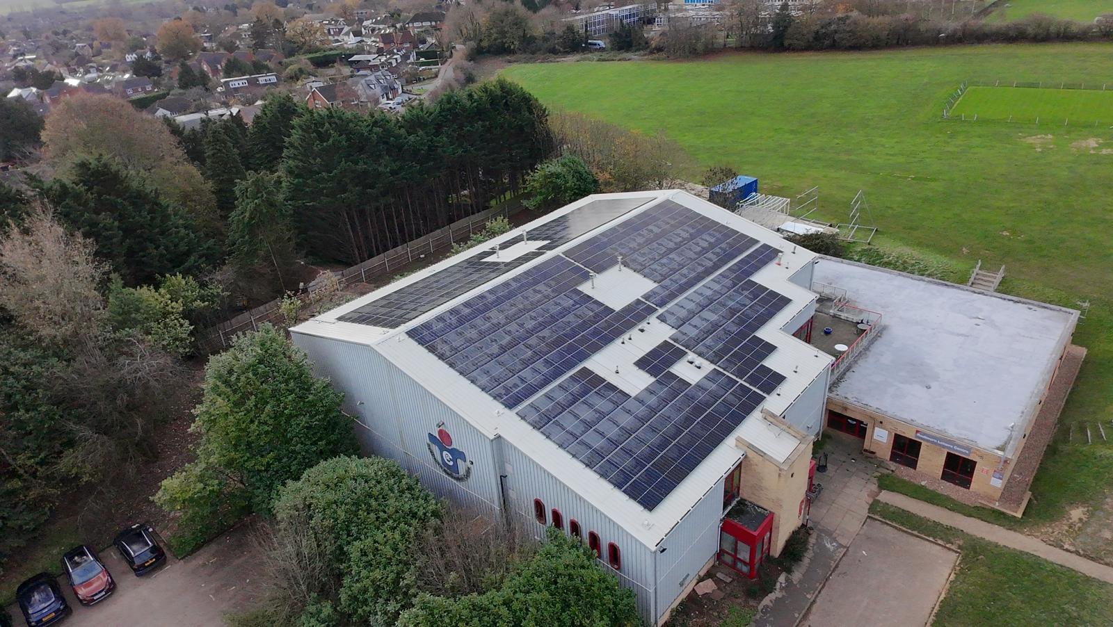 Going Green: Solar Panel Installation Underway